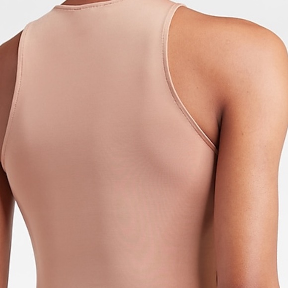 🆕EXPRESS Mocha Thong Bodysuit - Size: L - Picture 4 of 9